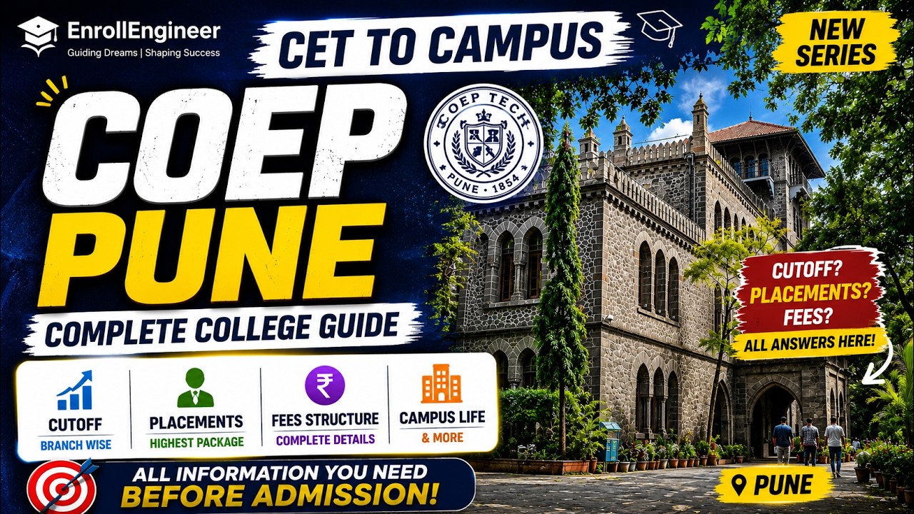 COEP Pune 2026 🚀 Cutoff, Placement Stats & Complete College Review