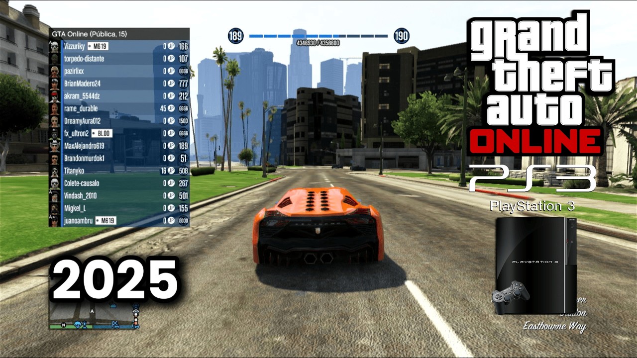 Así es GTA 5 ONLINE de PS3 en 2025