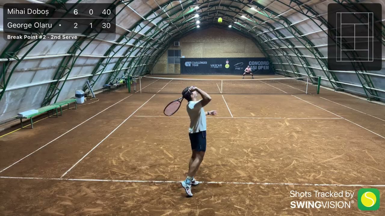 Turneul Campionilor 2025 - Mihai Dobos vs George Olaru 6-2/6-4 (Avansat - AI scoreboard)