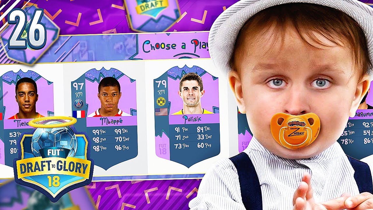 OMG THE YOUNGEST TEAM IN FIFA FUT DRAFT CHALLENGE! DTG #26 FIFA 18 ULTIMATE TEAM