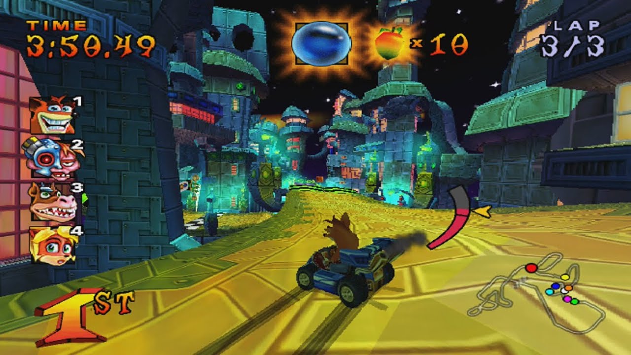 Crash Nitro Kart - Electron Avenue