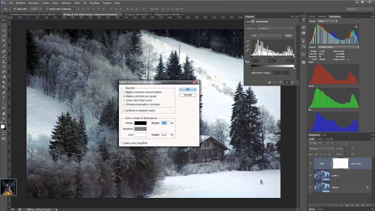 Corso Completo di Photoshop CS6: Correzioni Automatiche