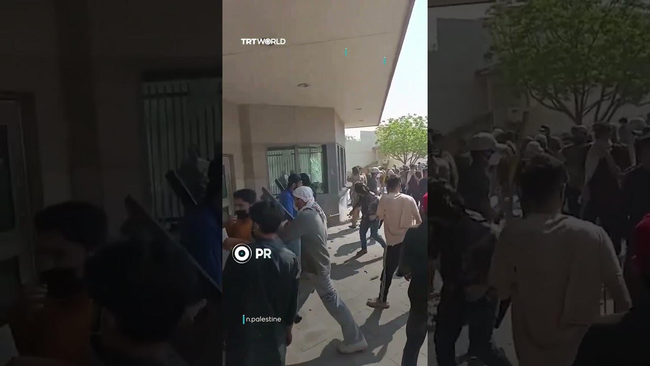 Protesters storm US Consulate in Karachi following Khamenei's killing