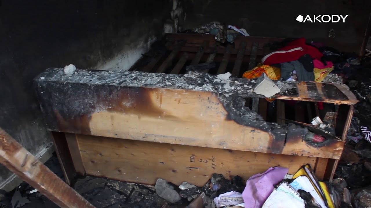 Une maison incendi&eacute;e &agrave; Grand Bassam