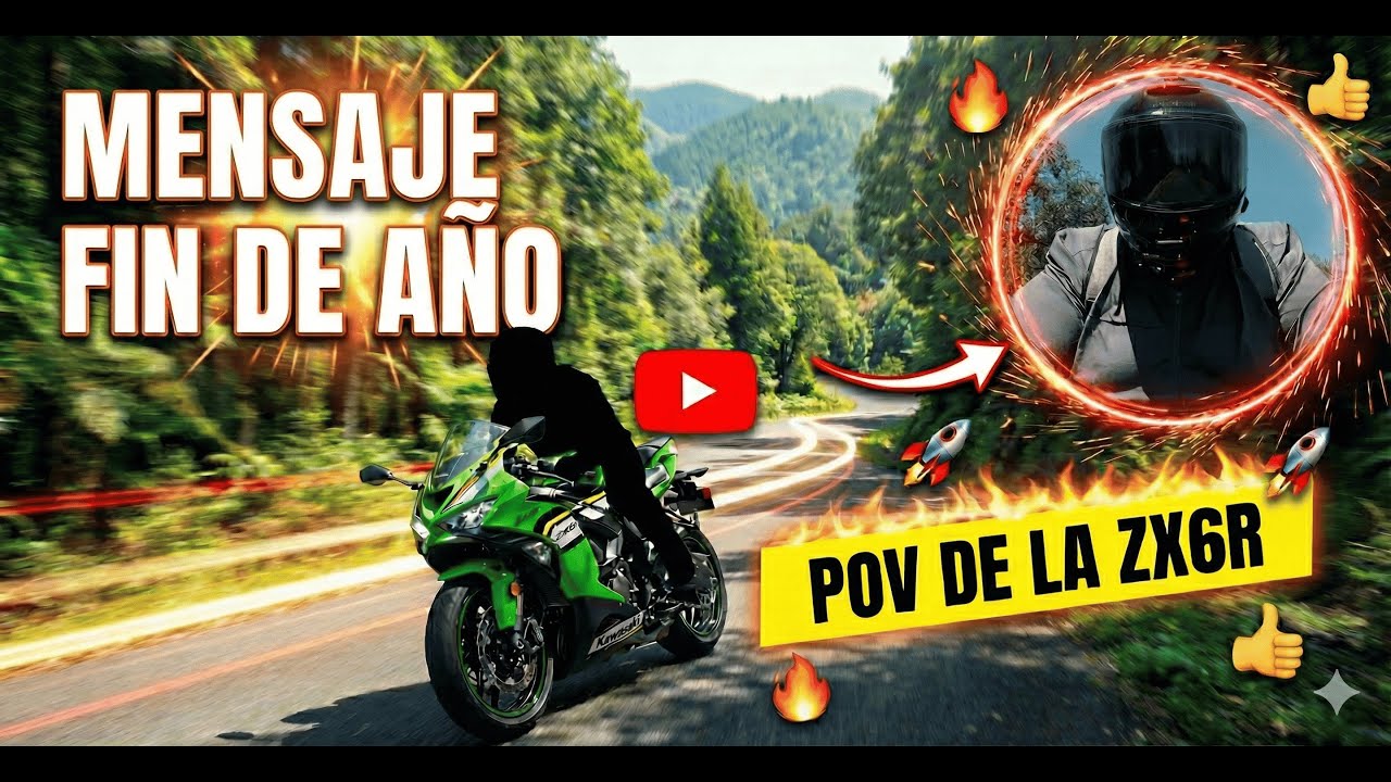 Despidiendo el Año arriba de la ZX6R + Mensaje Importante 🎉🏍️