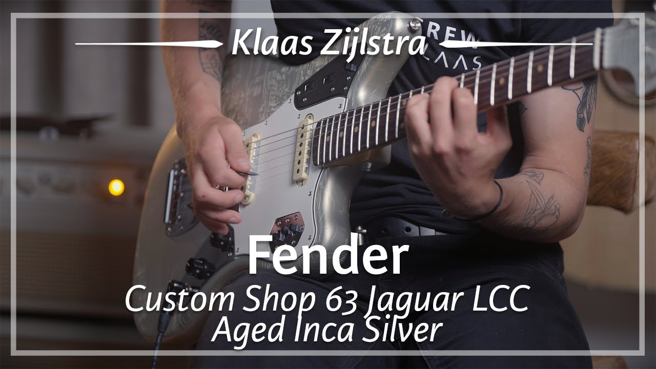 Fender Custom Shop 63 Jaguar LCC Aged Inca Silver played by Klaas Zijlstra | Demo