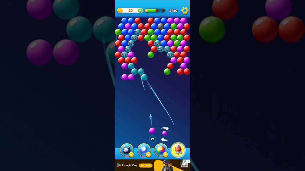 Bubble blaster game play 25 level 