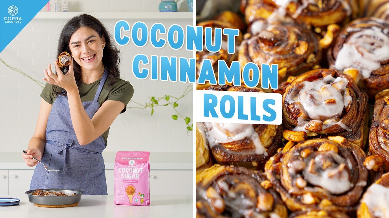 Coconut Cinnamon Rolls 😋 Made with our #organic and #lowGI Coconut Sugar #TasteTheDifference