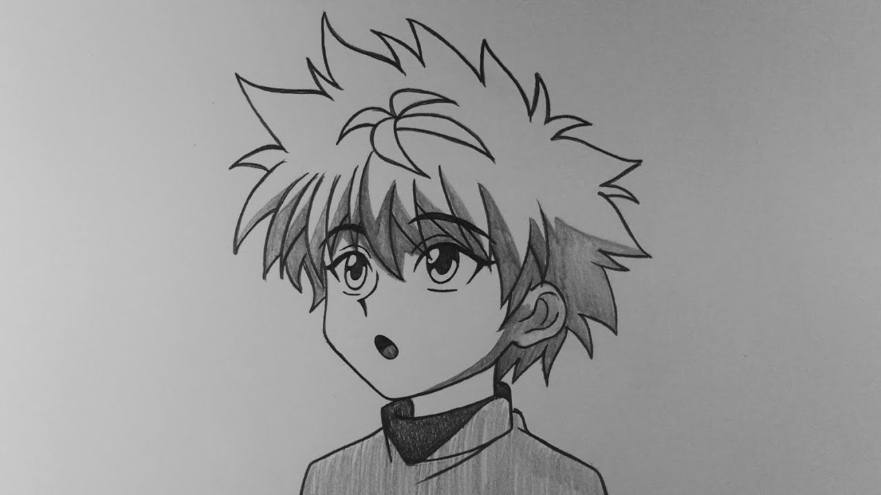 CARA MENGGAMBAR KILLUA UNTUK PEMULA