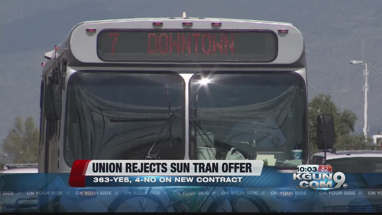 Bus drivers union rejects Sun Tran contract offer, almost unanimously