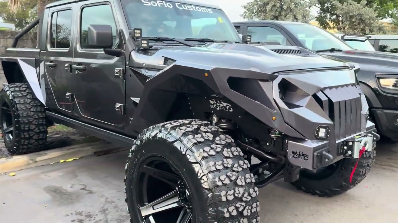 SoFlo Customs Jeep Gladiator Spartan build with 4