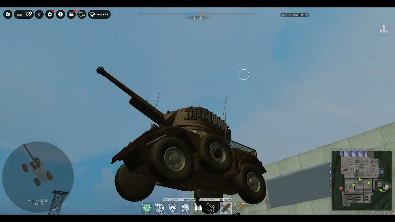 playing cursed tank simulator