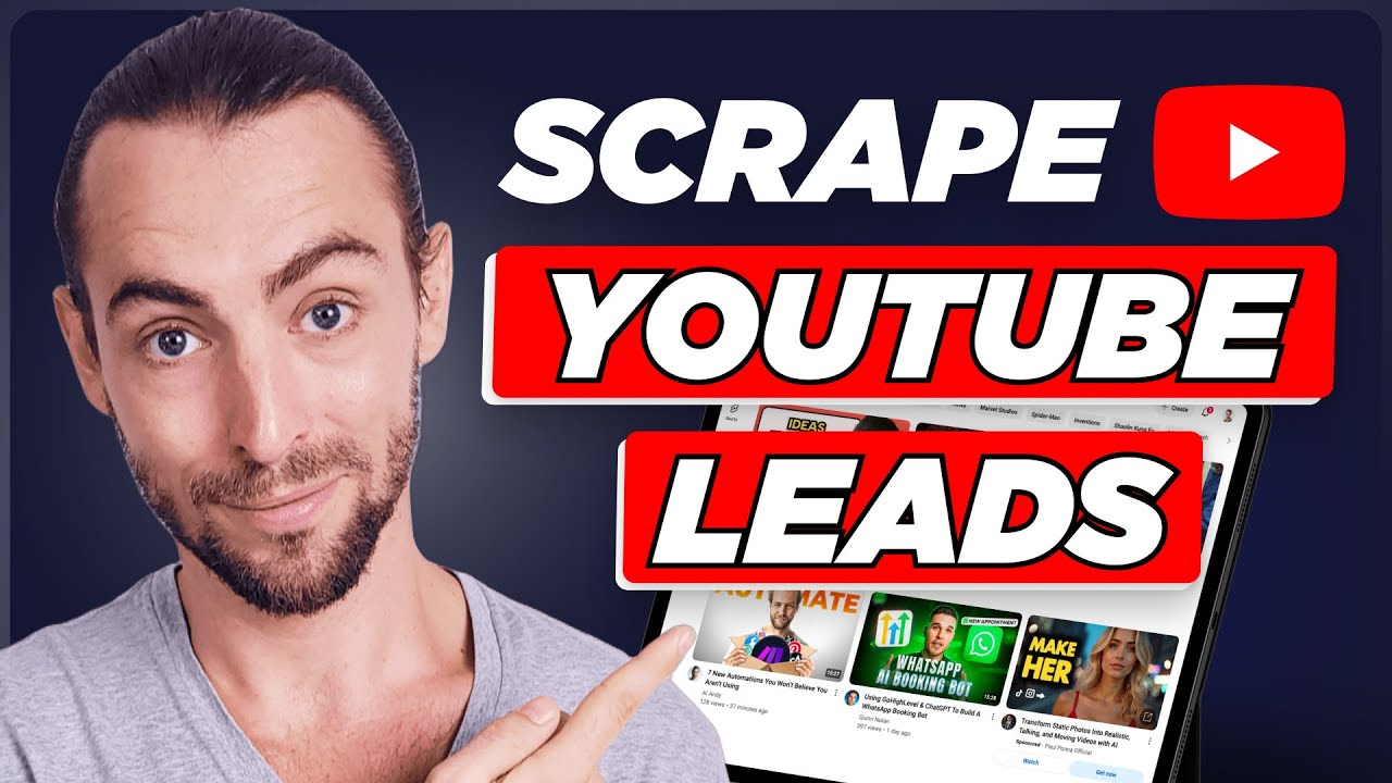 How to Scrape UNLIMITED YouTube LEADS In 7 Minutes (Seriously)