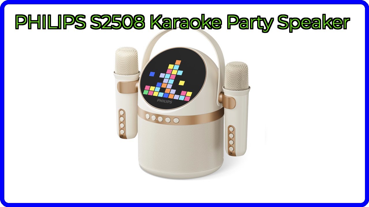 REVIEW (2026): PHILIPS S2508 Karaoke Party Speaker. ESSENTIAL details.