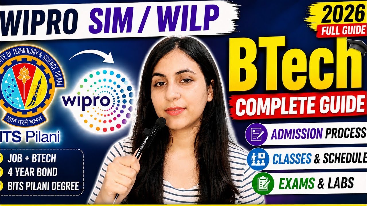 Wipro SIM/WILP Btech 2026| Admission Process, Classes, Exams & BITS WILP