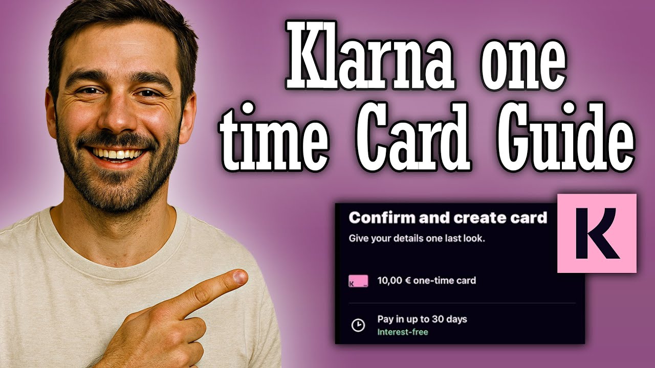 Klarna how to create & use one time Card - Full Guide