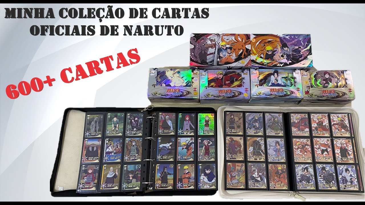 Minha Coleção COMPLETA de Cartas OFICIAIS de Naruto | Kayou Card Collection 2022