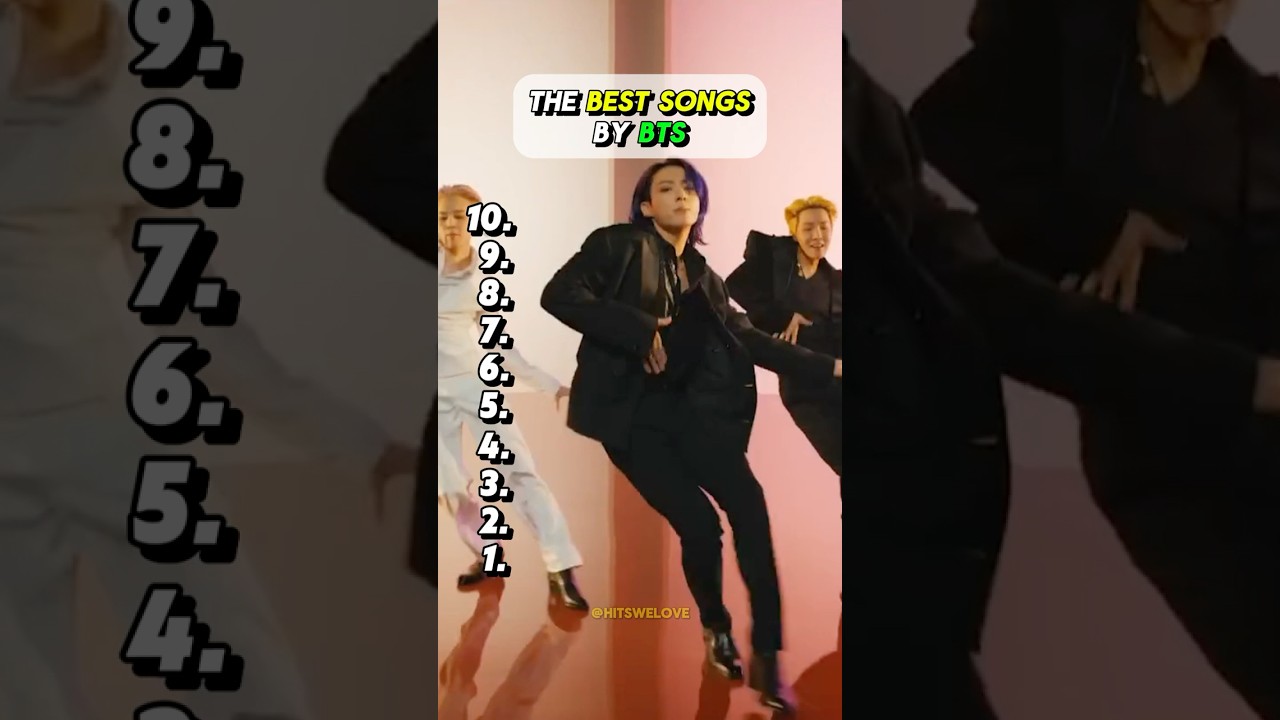 The Best Songs By BTS 🎶