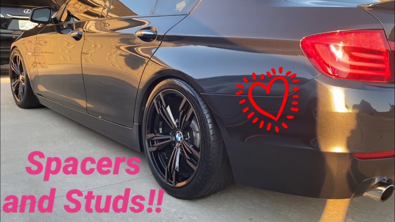 BMW  F10 535i Mods: Spacers and Studs