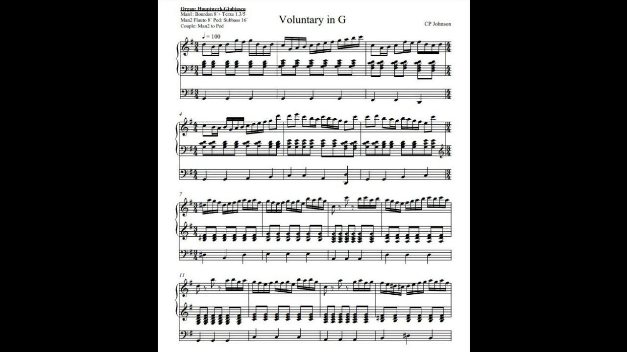 Voluntary in G