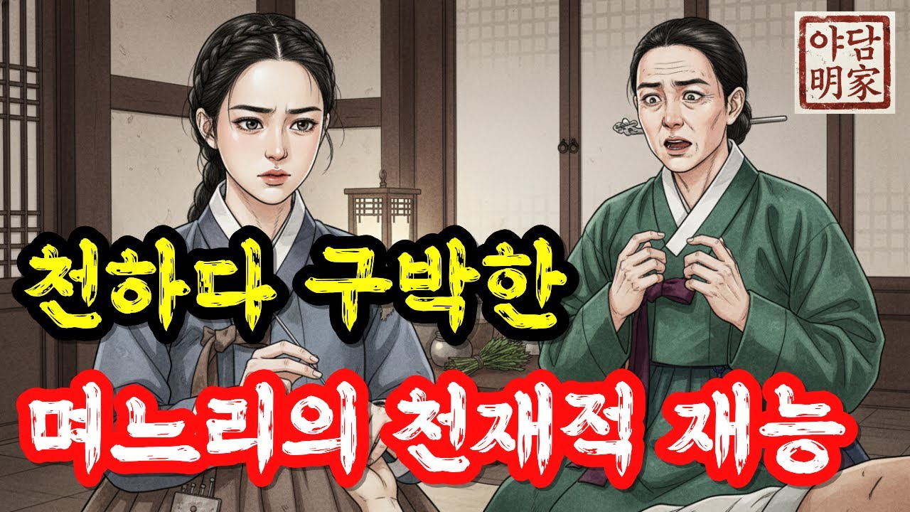 [야담]천한 의녀가 감히 양반가 며느리로? 무시하던 시어머니가 밤마다 며느리 방 앞에서 무릎 꿇고 빌게 된 이유 옛날이야기 | 오디오북 | 고부이야기 | 시니어사연