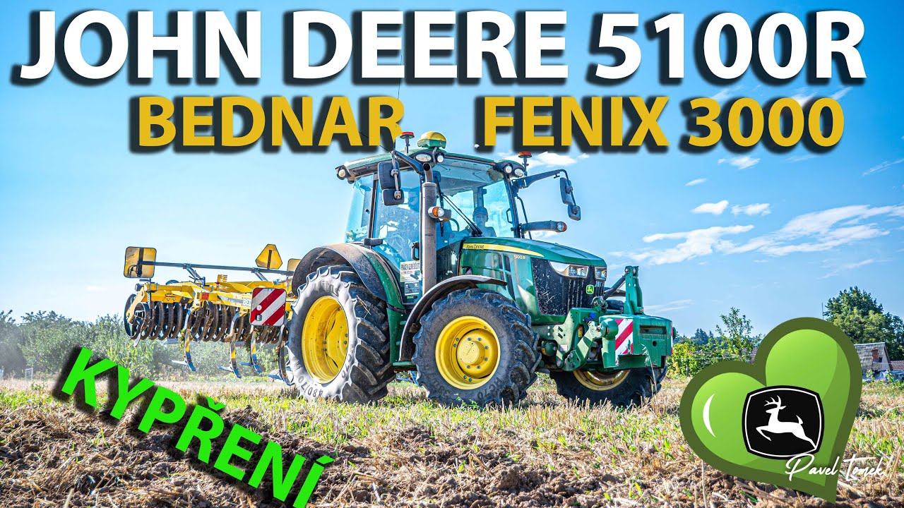Kypření / Podrývání | John Deere 5100R | Bednar Fenix FN 3000 L |