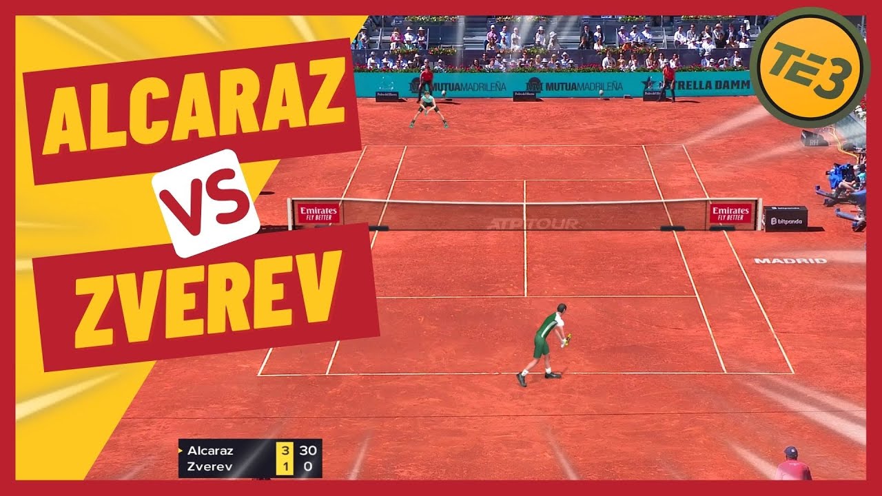 Tennis Elbow 2013 - Alcaraz VS Zverev 🎾 (Madrid 2022 Final)