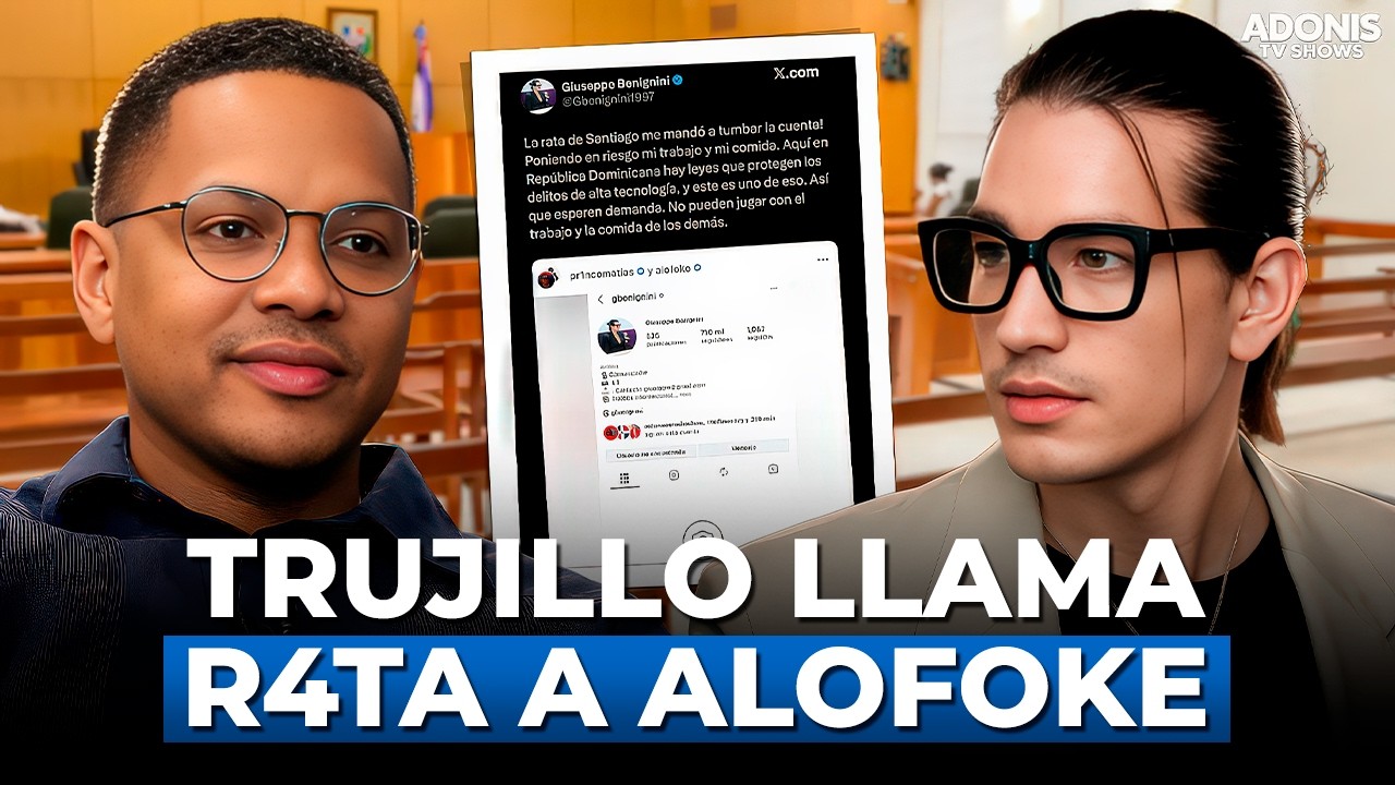 GIUSEPPE PONE DEMANDA CONTRA SANTIAGO MATÍAS POR TUMBARLE CUENTA DE INSTAGRAM