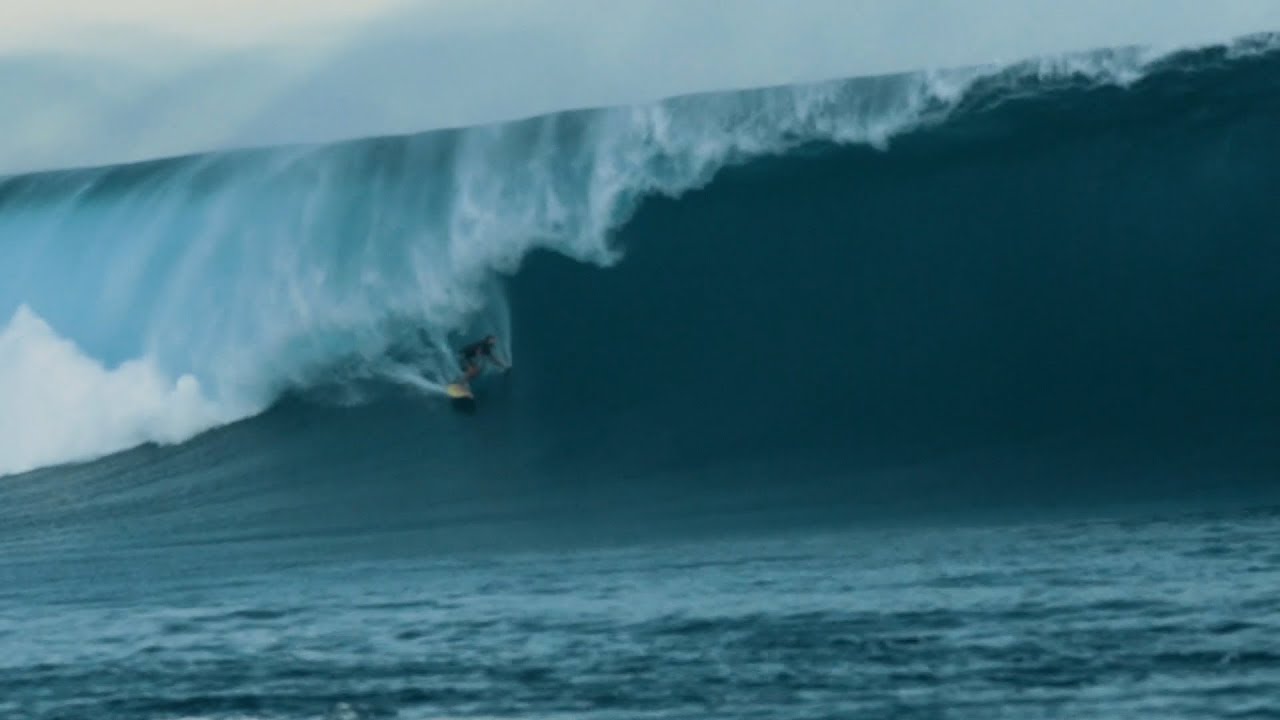 The Start Of The Massive May, 25th 2018 Cloudbreak Swell | Kohl Christensen and Laurie Towner