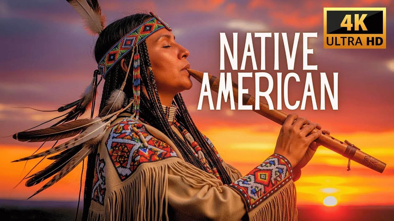 Relaxing Flute Music | Native American Sleep Music | Soothing Meditation & Healing Night
