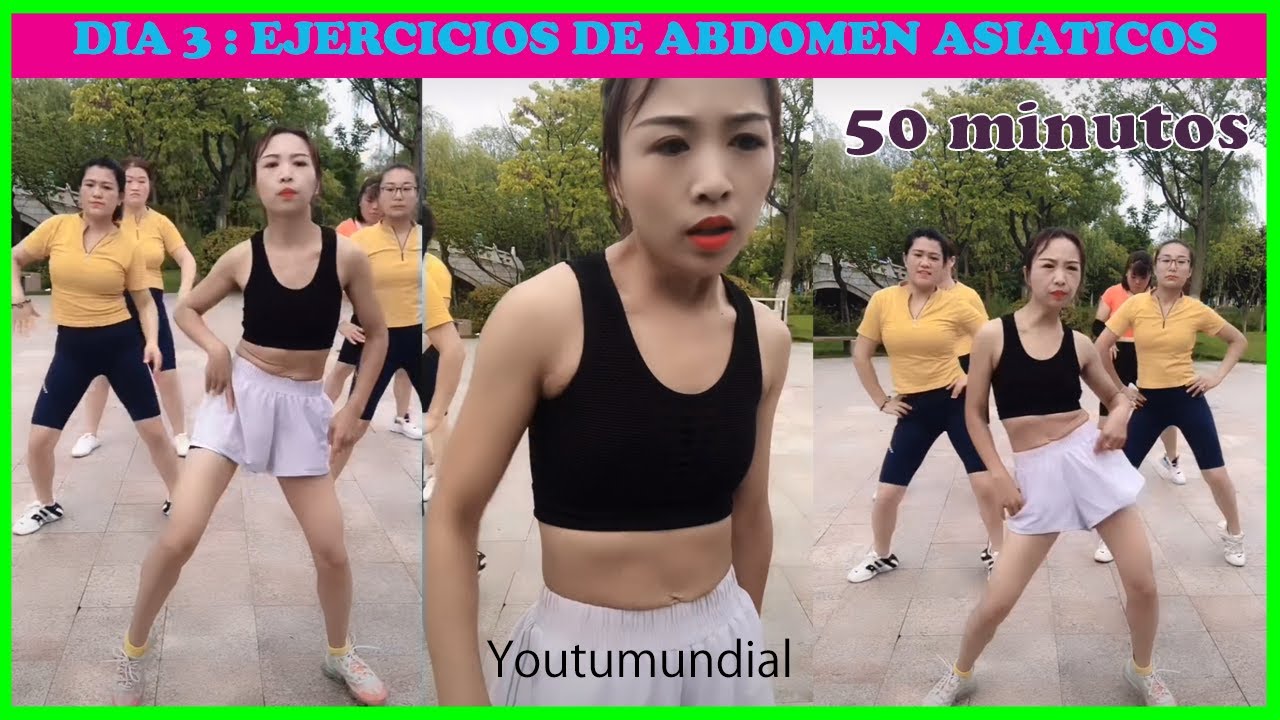 ✅ DIA 3 : RUTINA de EJERCICIOS asiático Para ABDOMEN | 50 minutos ⌚