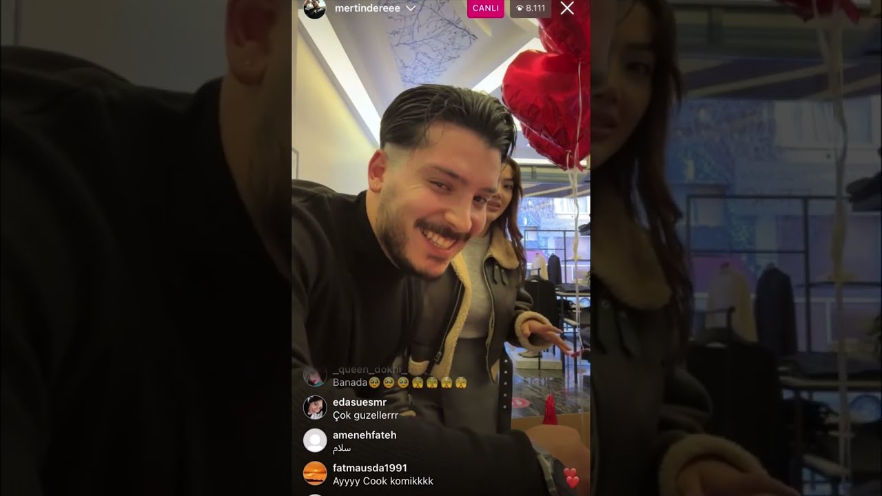 Mert & Buse insta canlı yayın 💜 (son part)