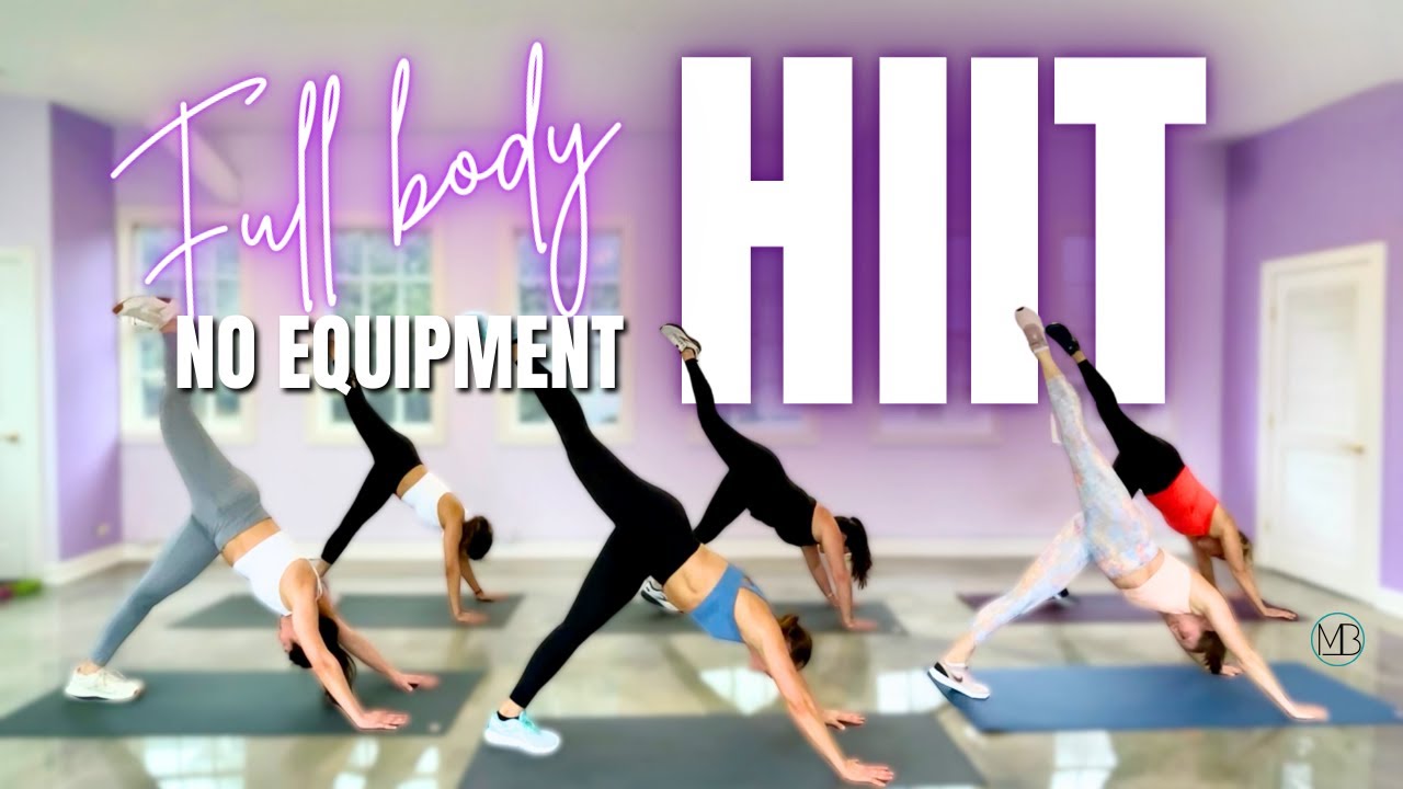50 MIN Full Body HIIT with CORE // NO EQUIPMENT