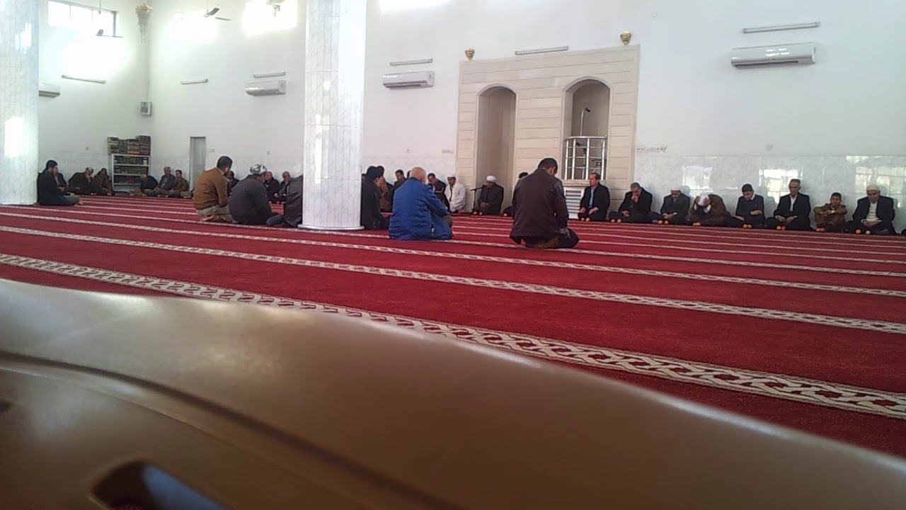قصيدة البردة في جامع الشيخ مصطفى النقشبندي