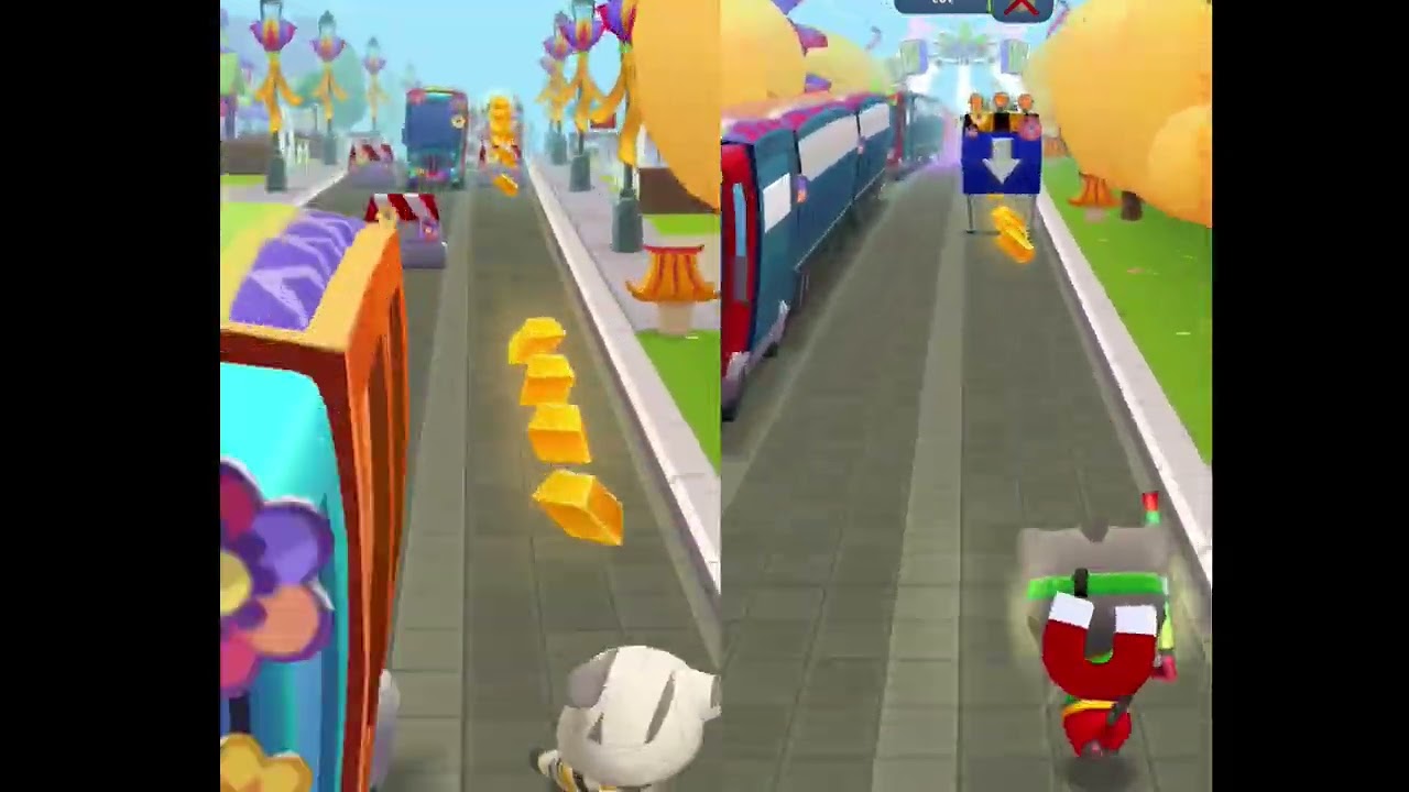 Talking Tom Gold Run - All CharactersReversed Mode | Funny Falls And FailsMoments Gameplay #shorts