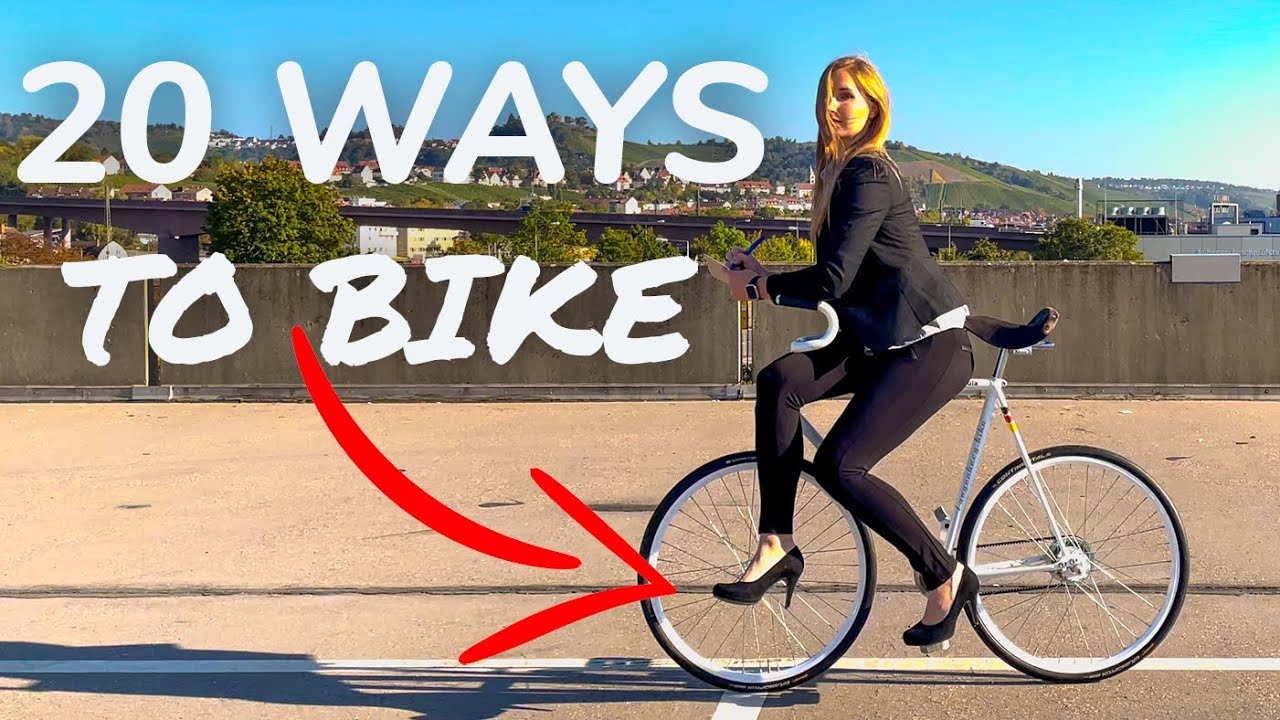 20 Ways to Bike 😂 try not to laugh 🤭