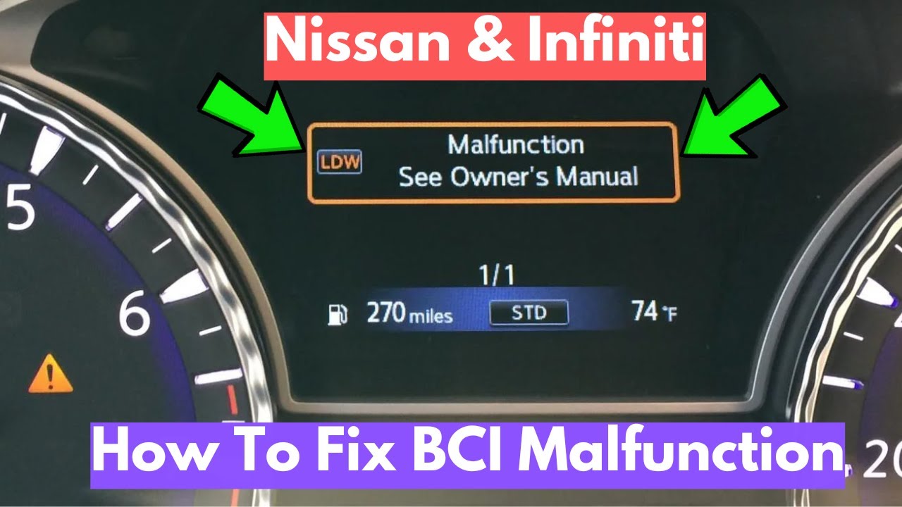 How To Fix BCI Malfunction In Nissan & Infiniti?