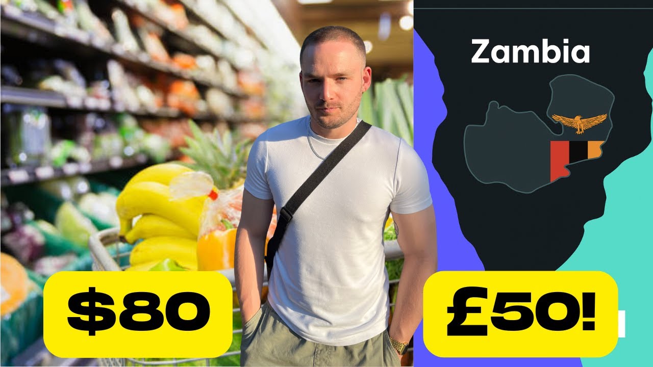 Inside a Zambian Supermarket - Cost of food in Africa!