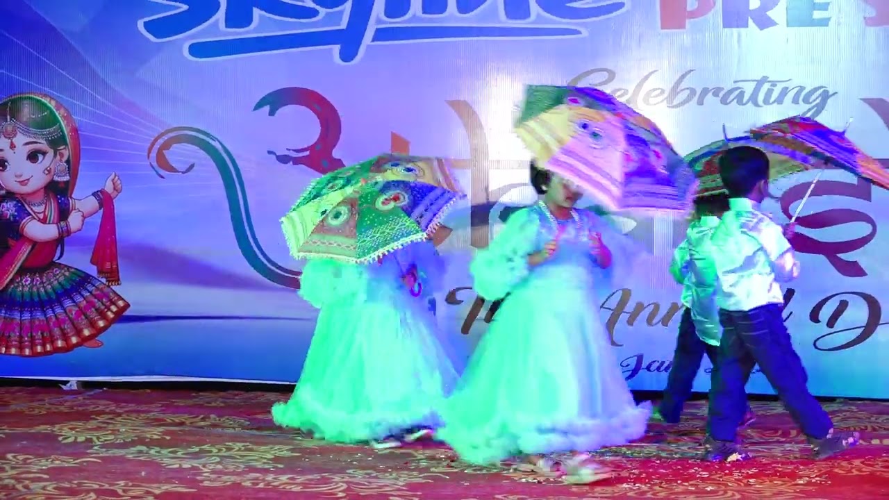 Rain theme dance by skyline preschool