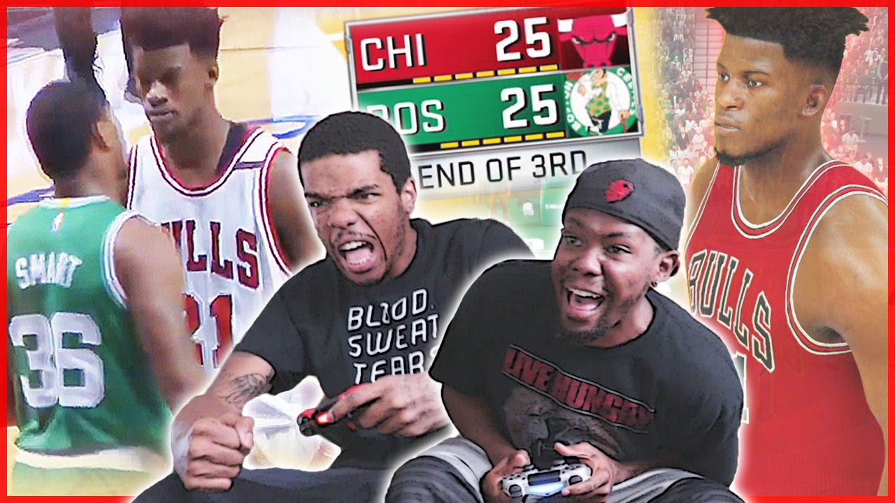 JIMMY BUTLER COMES ALIVE AGAINST MARCUS SMART AND CELTICS! - NBA 2K17 Gameplay