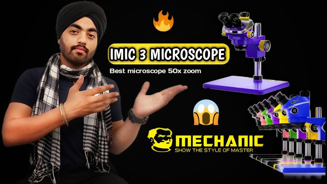 Mechanic iMic 3 Trinocular Microscope Unboxing | Mobile Repair IC Level Work | Best Microscope 2025
