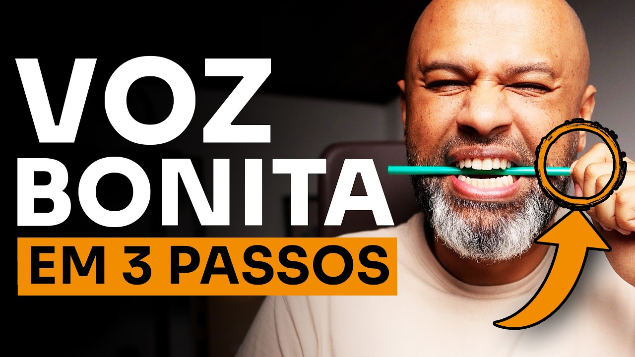 Como ter a VOZ BONITA para Cantar Bem em 3 passos