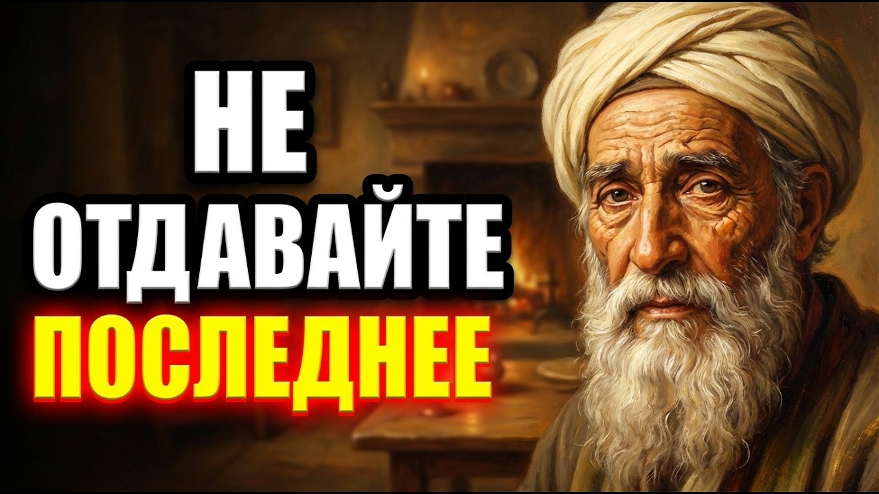 НИКОГДА не отдавайте детям последнее. Хайям о главной ошибке