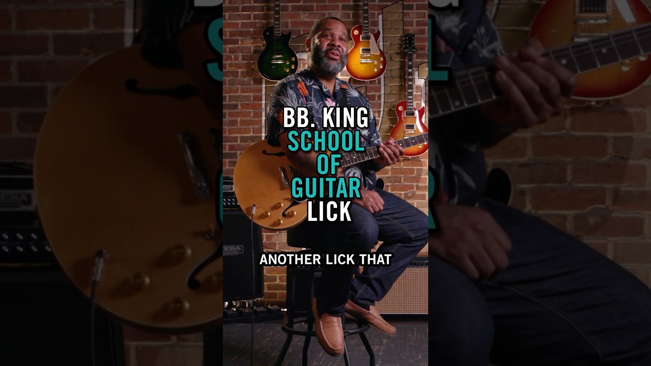 BB. King School Of Guitar Lick #gibsonapp #bluesguitar #bluesguitarlicks #bluesguitarlesson