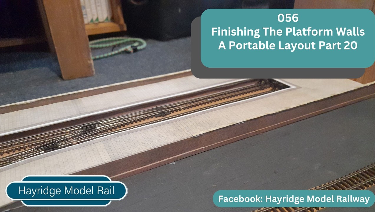 056 - Finishing the Station Walls (A Portable Layout) Pt20