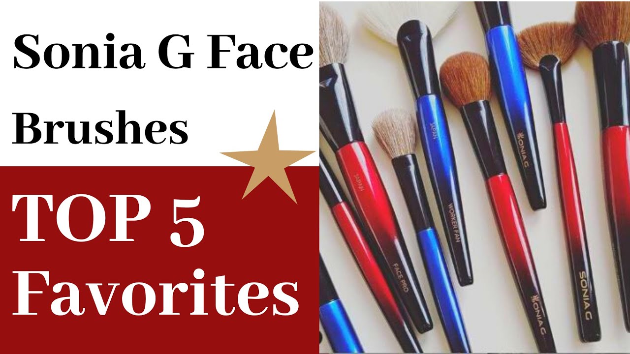 Sonia G Favorite Brushes | Top 5 Face Brushes | Comparisons to Hakuhodo & Chikuhodo Brushes