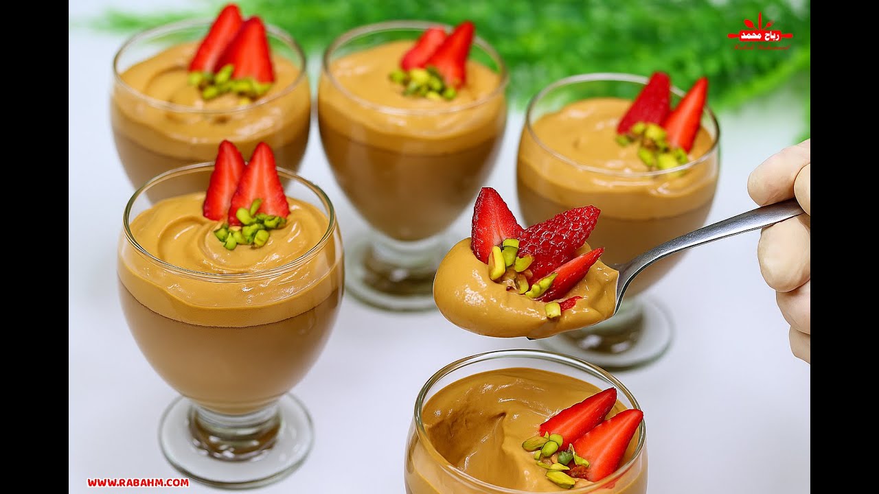 حلى كريمي بنكهة النسكافيه ☕ في 10 دقائق فقط! بدون بيض ولا كريمة، والطعم يذوب بالفم 😍❄️ مع رباح محمد