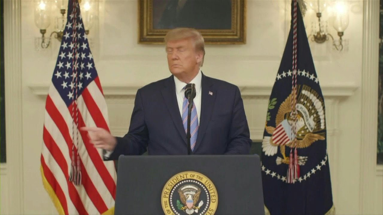 Trump outtakes from address to nation speech after Capitol riot | AFP