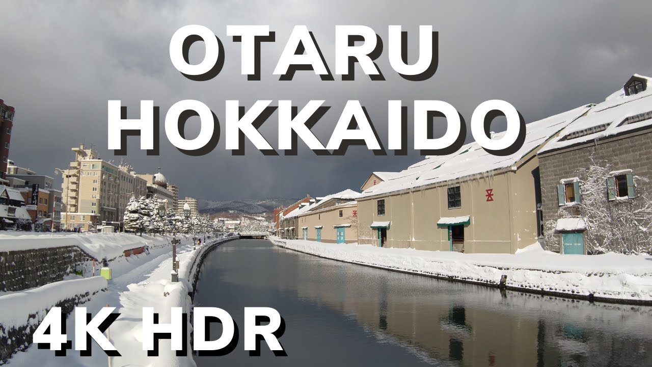 【4K Walking】 HOKKAIDO Rarely Heavy Snow in Hokkaido #otarucanal #asakusabashi #heavysnow