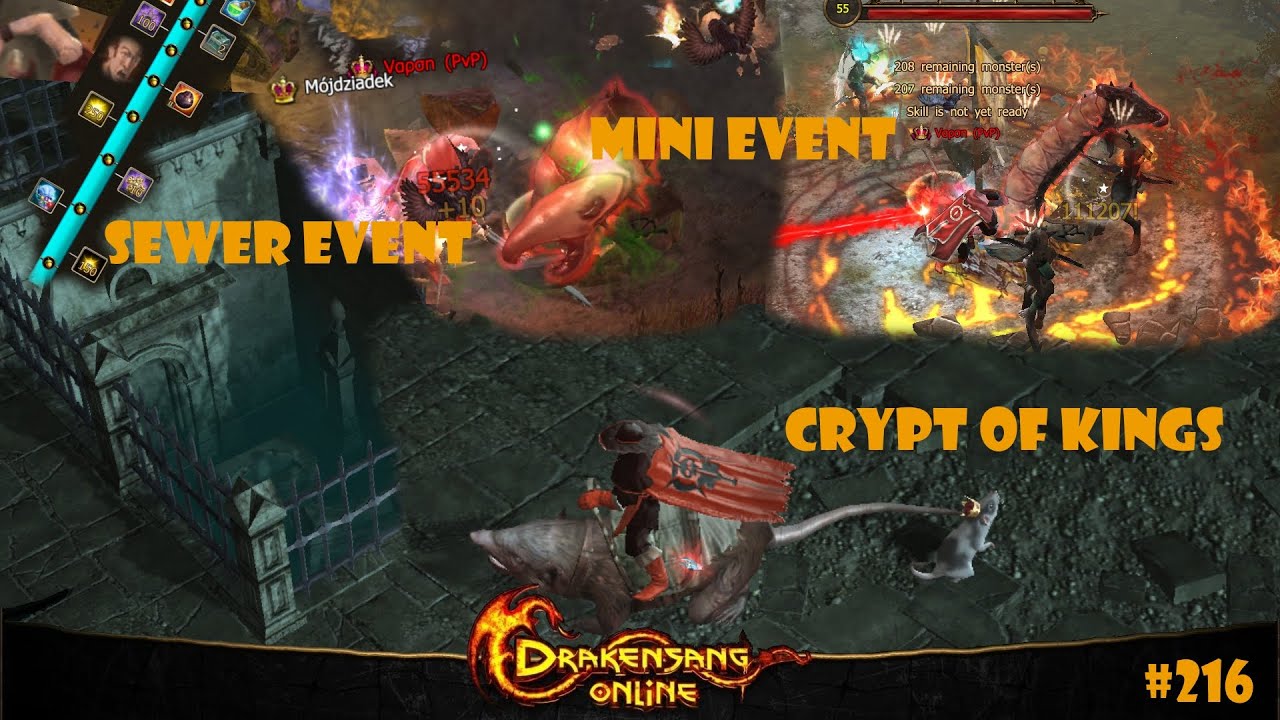 Drakensang Online - Sewer's beneath Crypt of King's & Mini Event [Sewer-Event]